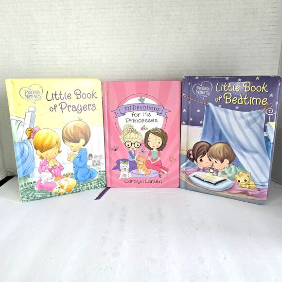 Precious Moments & Princess Devotional Books – Bedtime & Prayers Lot of 3 - Picture 1 of 7